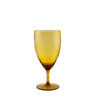 Colette Amber Water Goblet 14oz