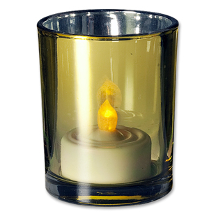 Reflective Votive Gold