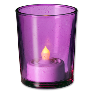 Straight Sided Votive Pink