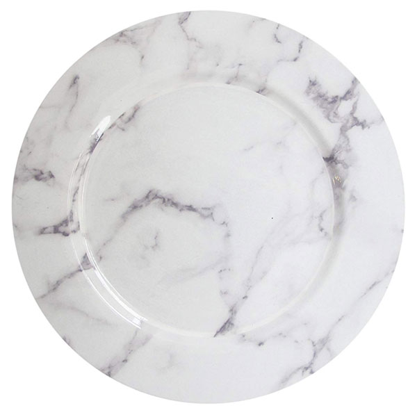 Marble Lacquer Charger 13