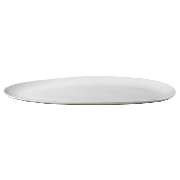 Ceramic Organic Oval Platter 16