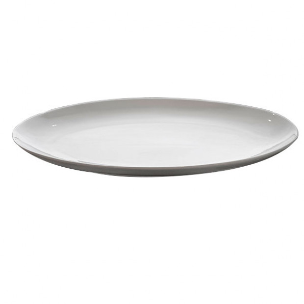 Ceramic Oval Coupe Platter 18