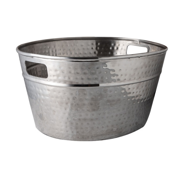 Hammered Oval Ice Tub 18