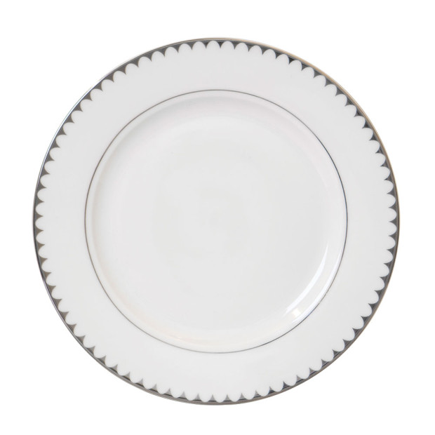 Scalloped Lunch Silver 9