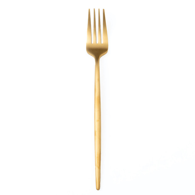 Laurence Matte Gold Dinner Fork