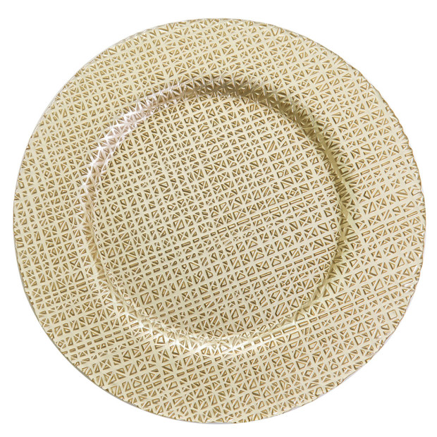 Dillon Champagne Glass Charger 13