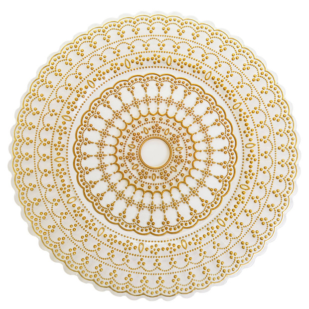 Scarlett Glass Charger 13