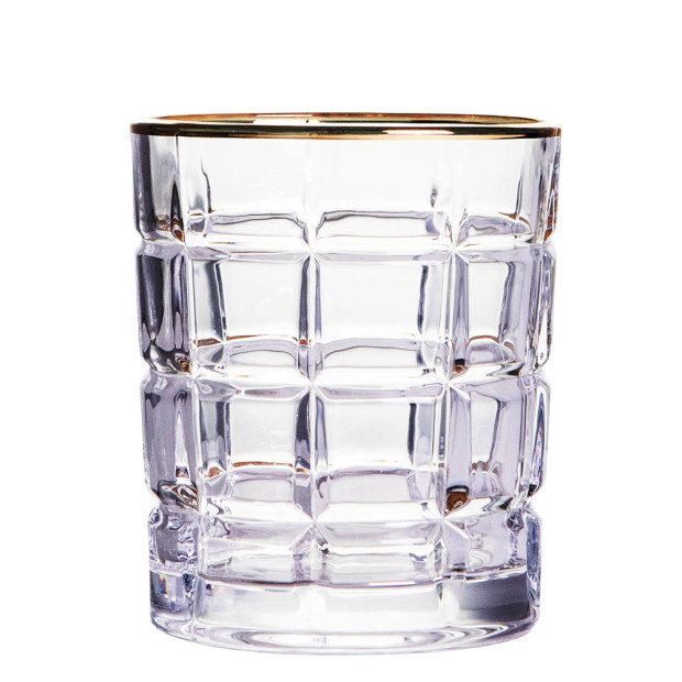 Everette Gold Rim Old Fashion 10oz