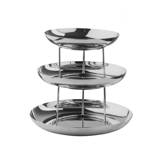 3 Tier Seafood Tower Stainless