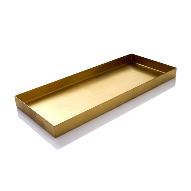 Edge Gold Tray Rectangle 14