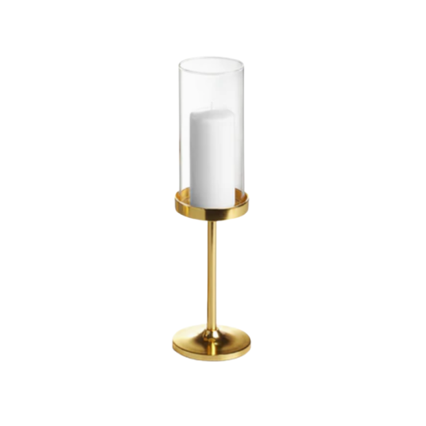 Gold Pillar Candle Holder 15