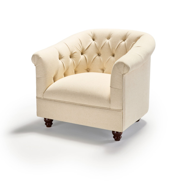 Ellison Tufted Armchair Natural