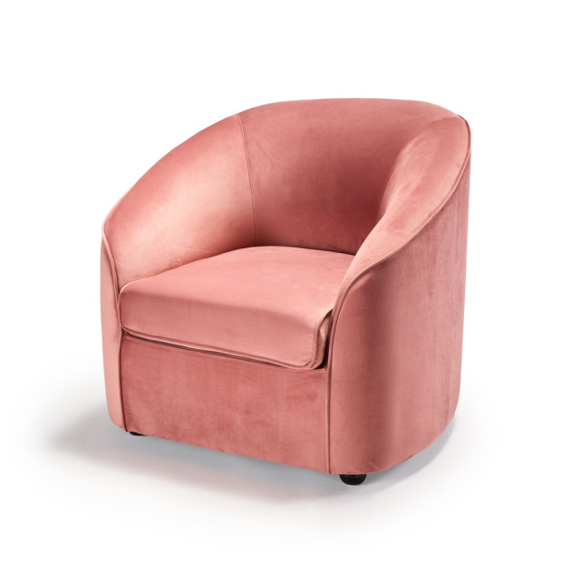 Barlow Armchair Mauve Velvet