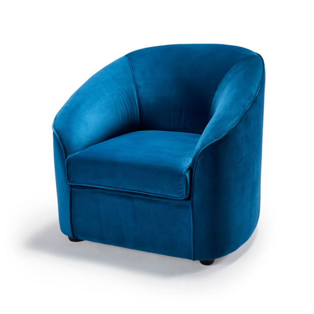 Barlow Armchair Sapphire Velvet