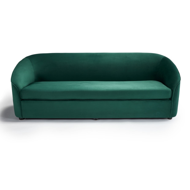 Barlow Sofa Dark Green Velvet