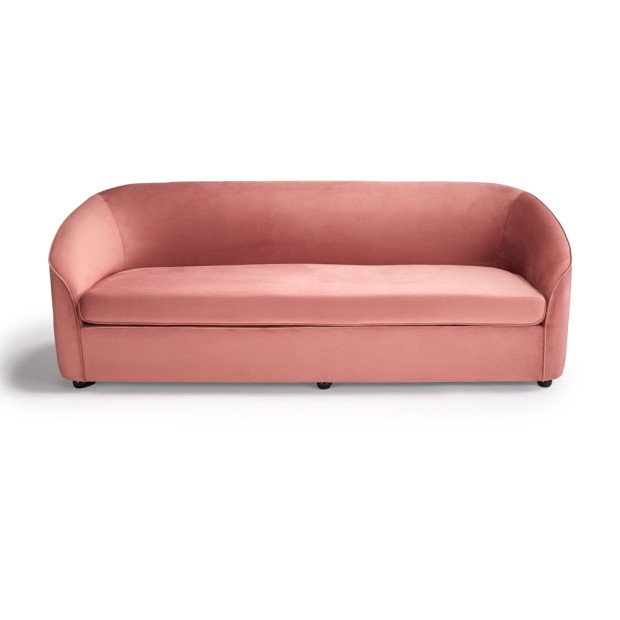 Barlow Sofa Mauve Velvet