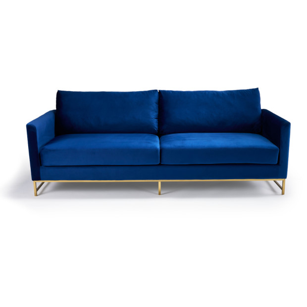 Harrison Sofa Cobalt Velvet