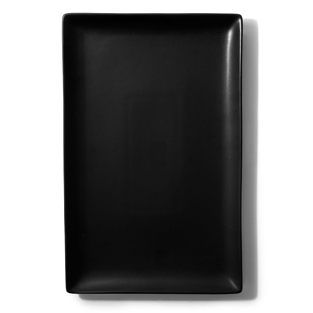 Aspen Shallow Platter Black 16