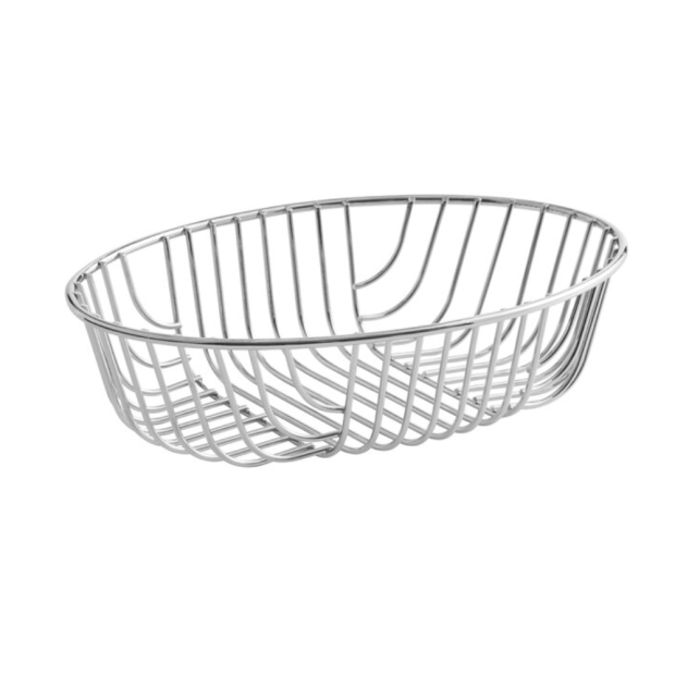 Stainless Bread basket Oval 9