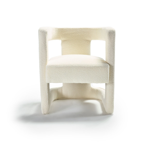 Quinn Armchair Off White Boucle