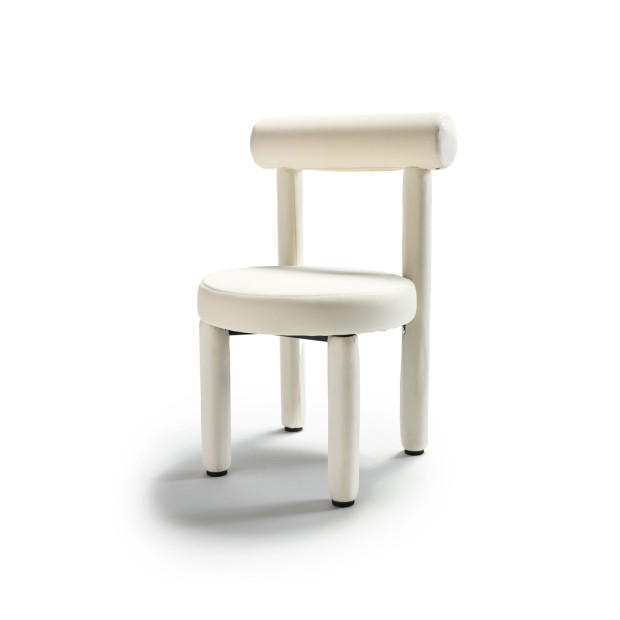 Layton Accent Chair Bone Velvet