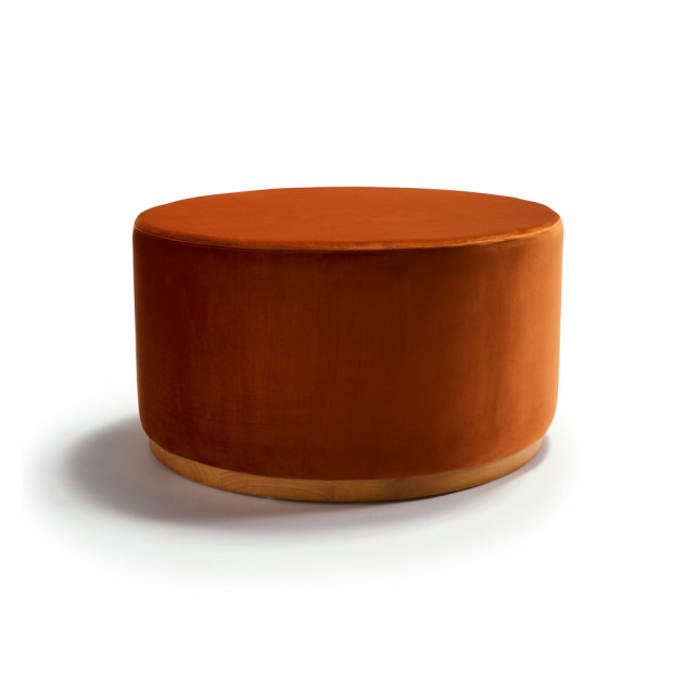 Benton Ottoman Spice Velvet Large