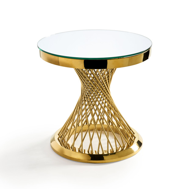 Charlotte Gold Cake Table