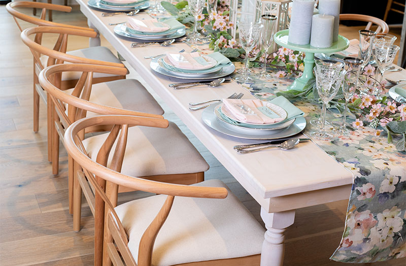 Wishbone Chair Broadway Party Rentals