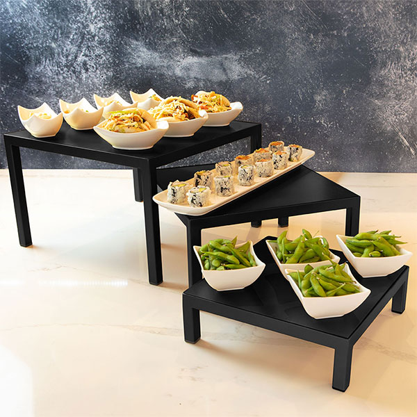 Nesting Riser Black Small Square 10